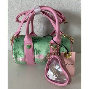 Juicy Couture Retro Cherry Mini Bag Retro Green Multi Barrel Crossbody Gelato
